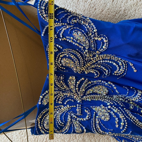 Royal blue prom dress - Picture 8 of 9
